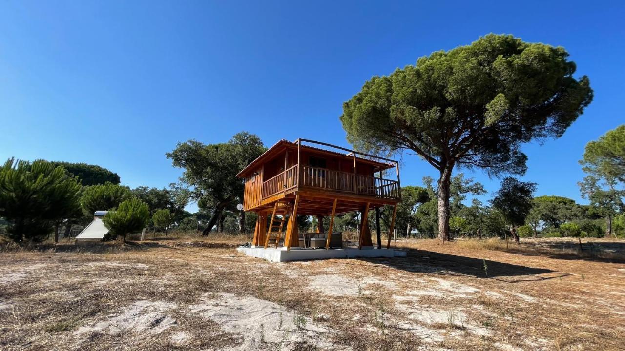 Suspended Wooden House - Monte Da Cortica Βίλα Águas de Moura Εξωτερικό φωτογραφία